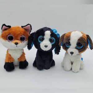 TY Beanie Slick Tracey Duke Stuffed Animal Set of 3 #797